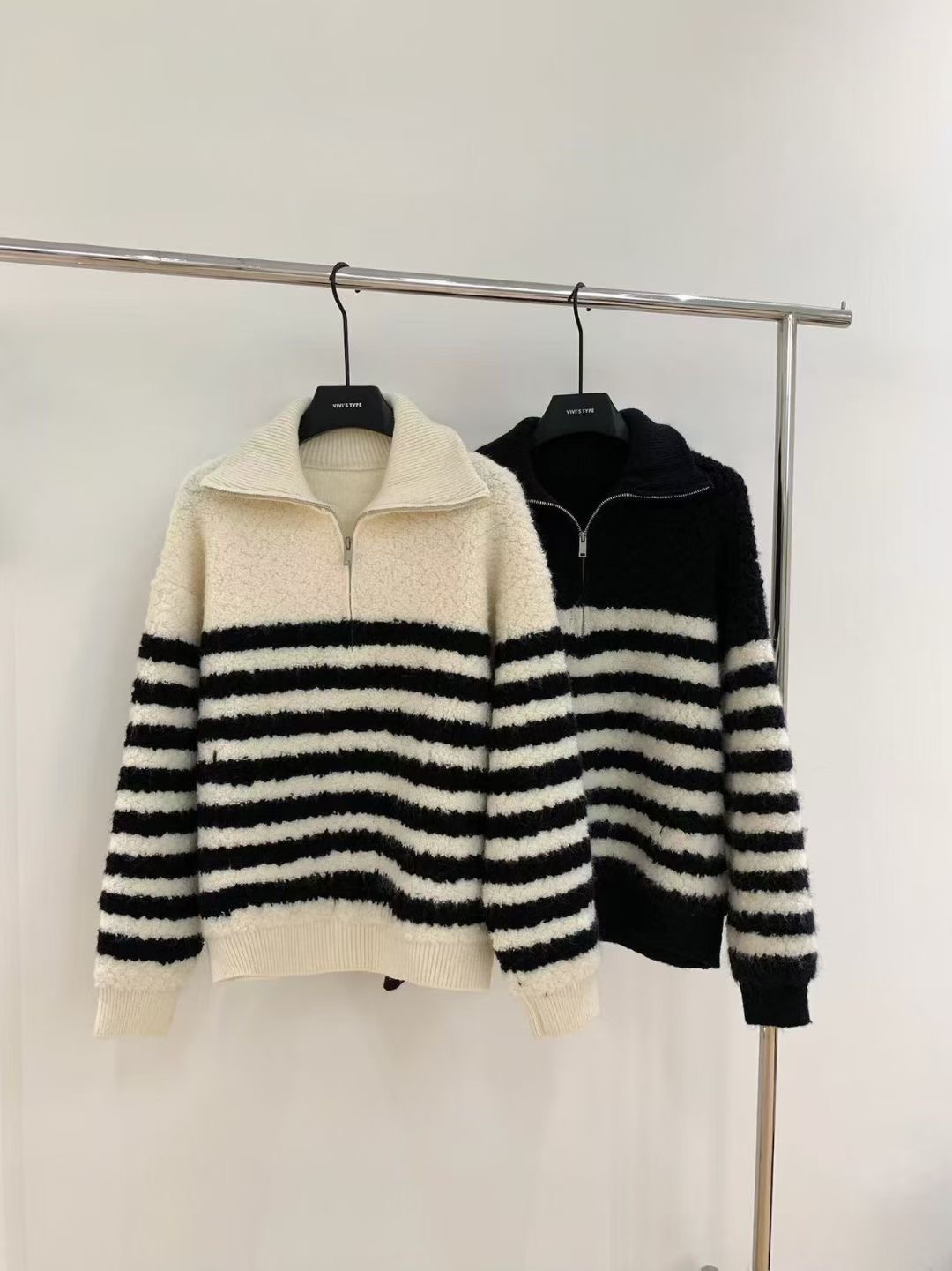 ANGE韓國代購㊣女裝新款人氣推薦休閑時尚職業熱賣真品毛衣ANGE毛衣圖色2左二色