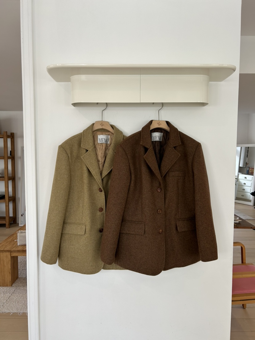 ME MO東大門㊣直郵女士新款時尚25秋冬人氣熱賣夾克羊毛羅紋ME MO夾克