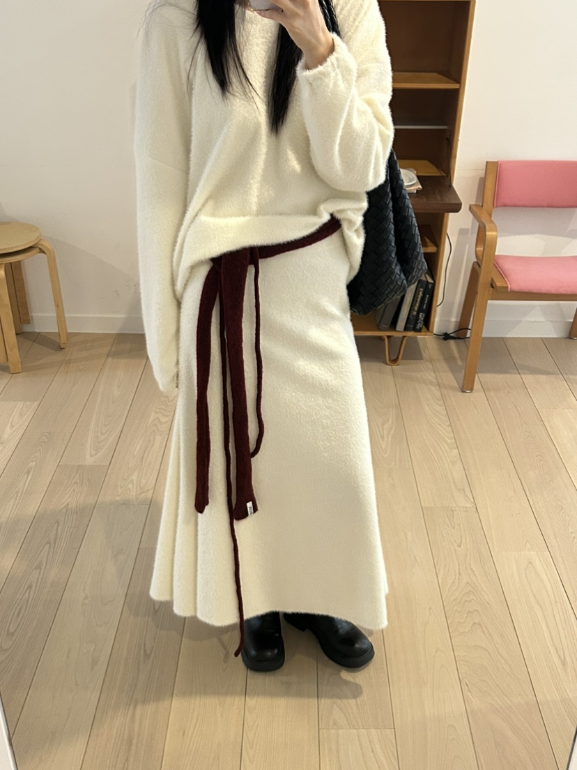 ME MO東大門㊣直郵女裝新品25秋冬人氣真品熱賣休閑職業長裙ME MO長裙