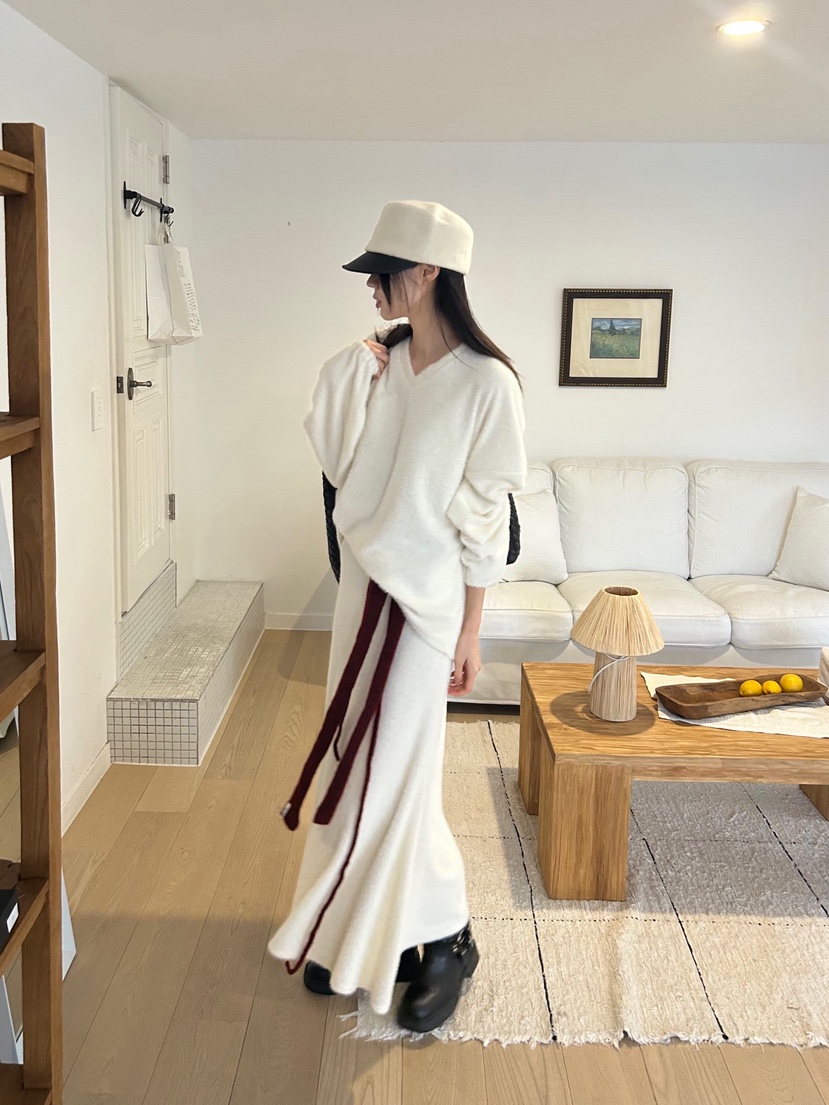 ME MO東大門㊣直郵女裝新品25秋冬人氣真品熱賣休閑職業長裙ME MO長裙