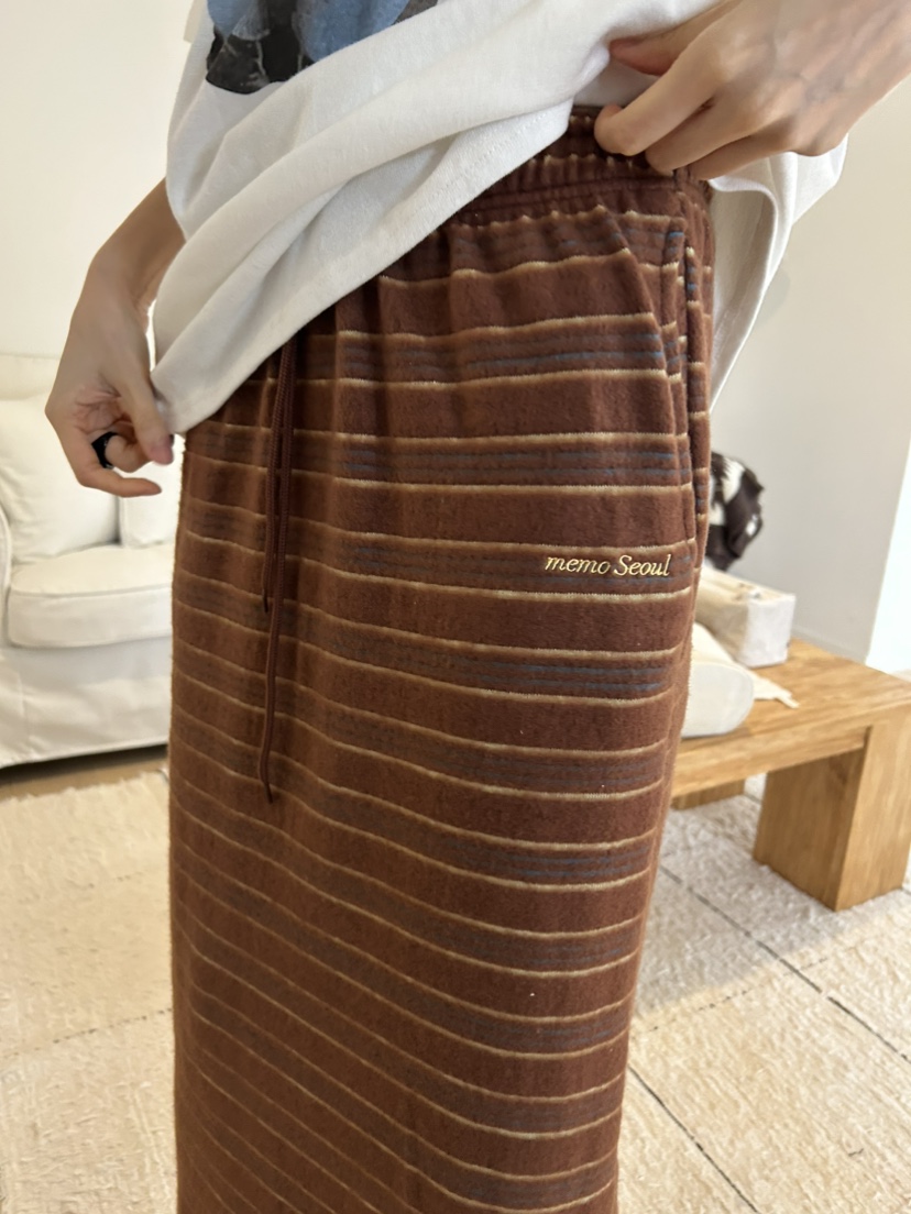 ME MO韓國代購㊣女士新品25秋冬職業休閑時尚推薦熱賣長裙ME MO長裙