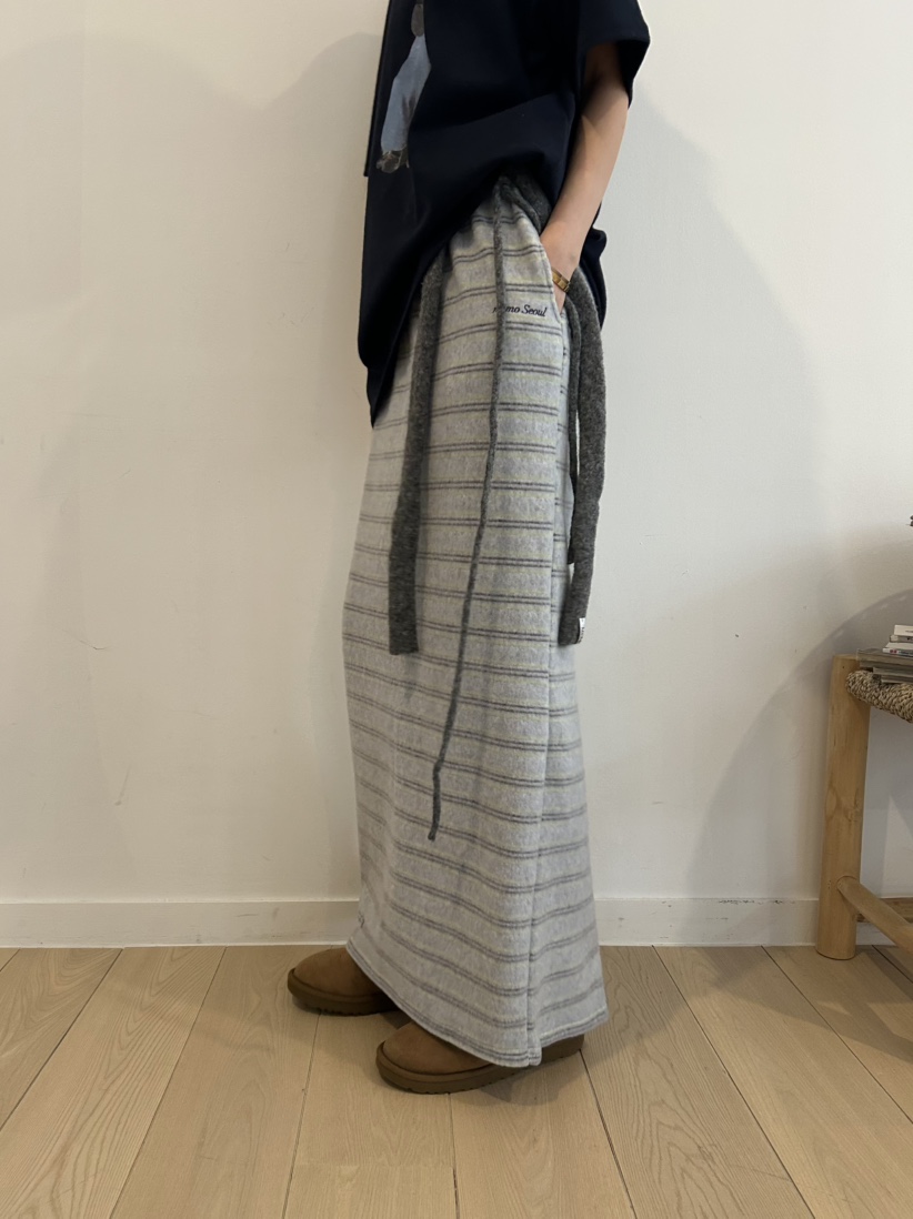 ME MO韓國代購㊣女士新品25秋冬職業休閑時尚推薦熱賣長裙ME MO長裙