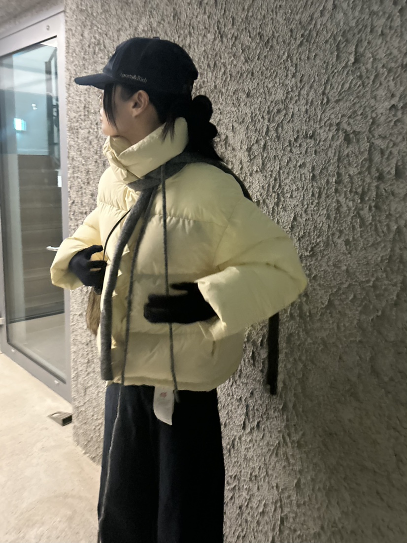 ME MO東大門㊣直郵女裝新款職業時尚25秋冬休閑短款羽絨服ME MO短款羽絨服