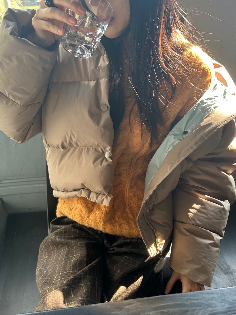 ME MO東大門㊣直郵女裝新款職業時尚25秋冬休閑短款羽絨服ME MO短款羽絨服