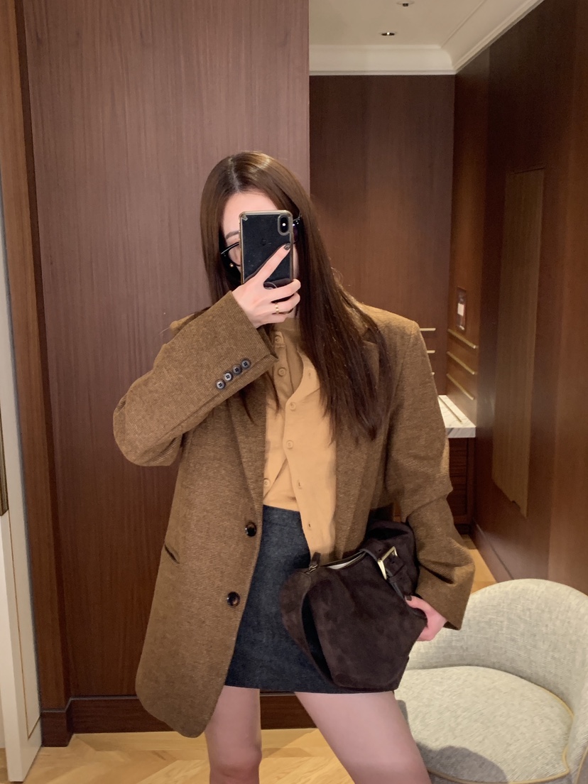 ME MO東大門㊣代購女士新品職業25秋冬時尚熱賣真品休閑夾克ME MO夾克