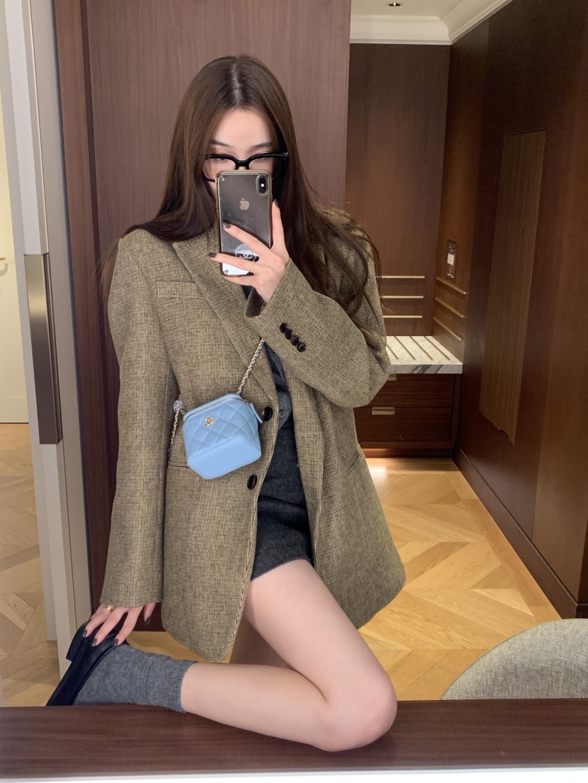 ME MO東大門㊣代購女士新品職業25秋冬時尚熱賣真品休閑夾克ME MO夾克圖色2