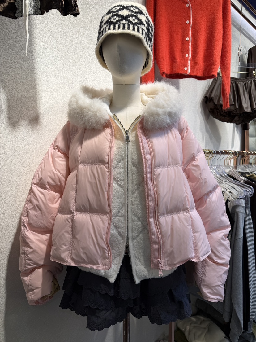 SYMBOL東大門㊣實拍女裝新品真品職業人氣25秋冬短款羽絨服鴨SYMBOL短款羽絨服圖色1