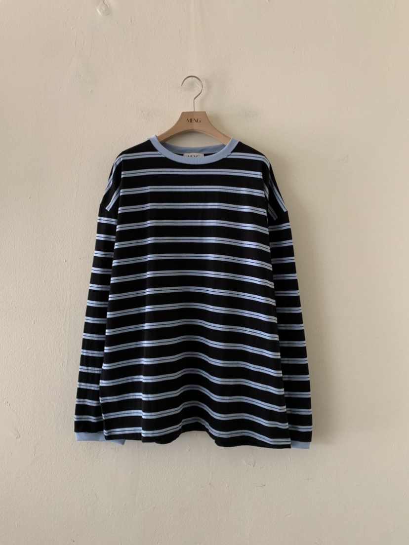 MENG東大門㊣代購女士新品25秋冬熱賣休閑時尚職業人氣長袖T恤MENG長袖T恤圖色2