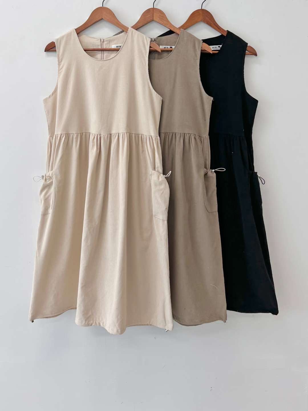 ALL IN-올인-T韓國代購㊣女裝新品人氣熱賣連衣裙不含內搭ALL IN連衣裙圖色3左三色