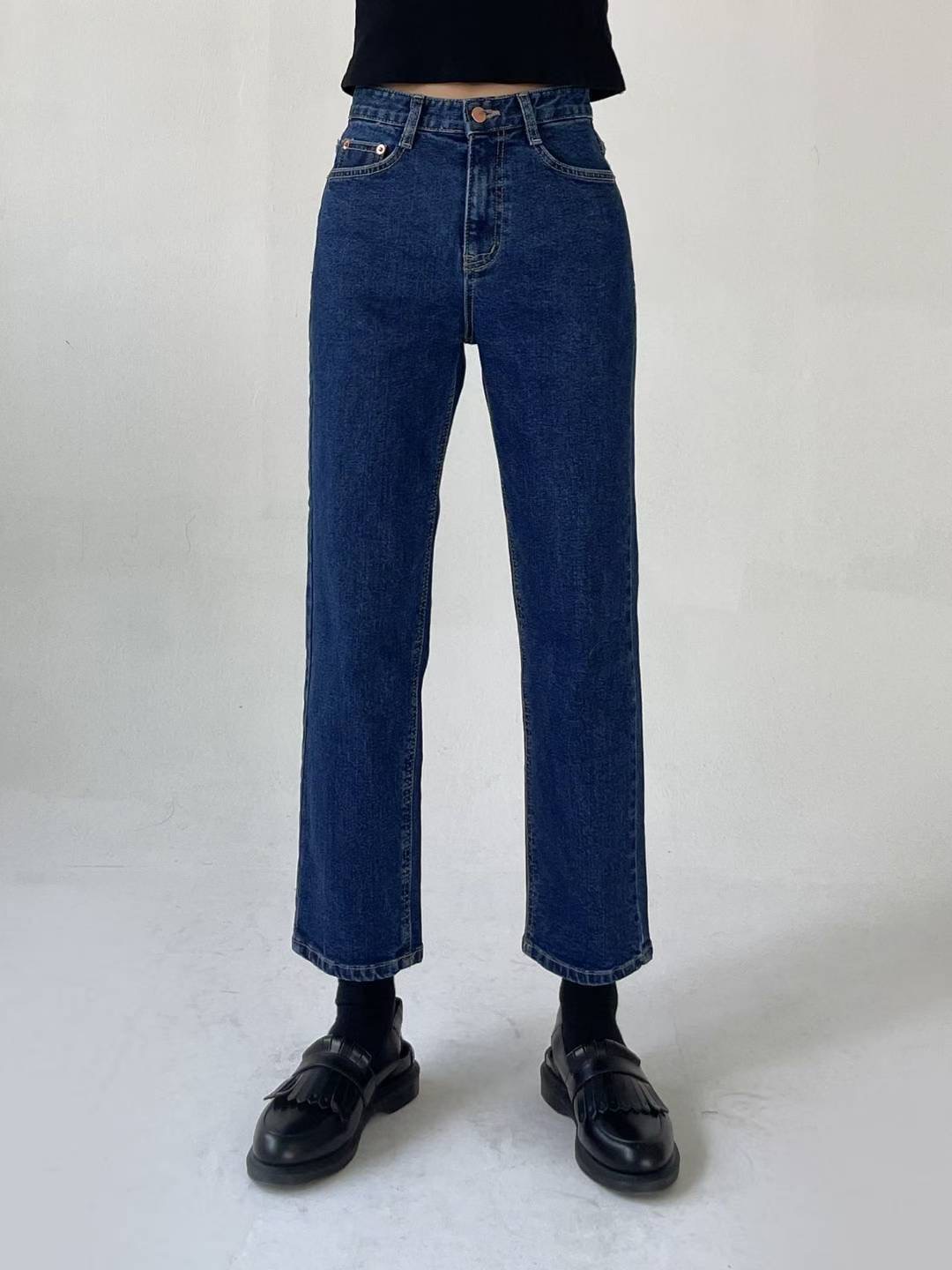 Theraw東大門㊣代購女裝新品25秋冬真品職業休閑熱賣牛仔褲Theraw牛仔褲圖色1