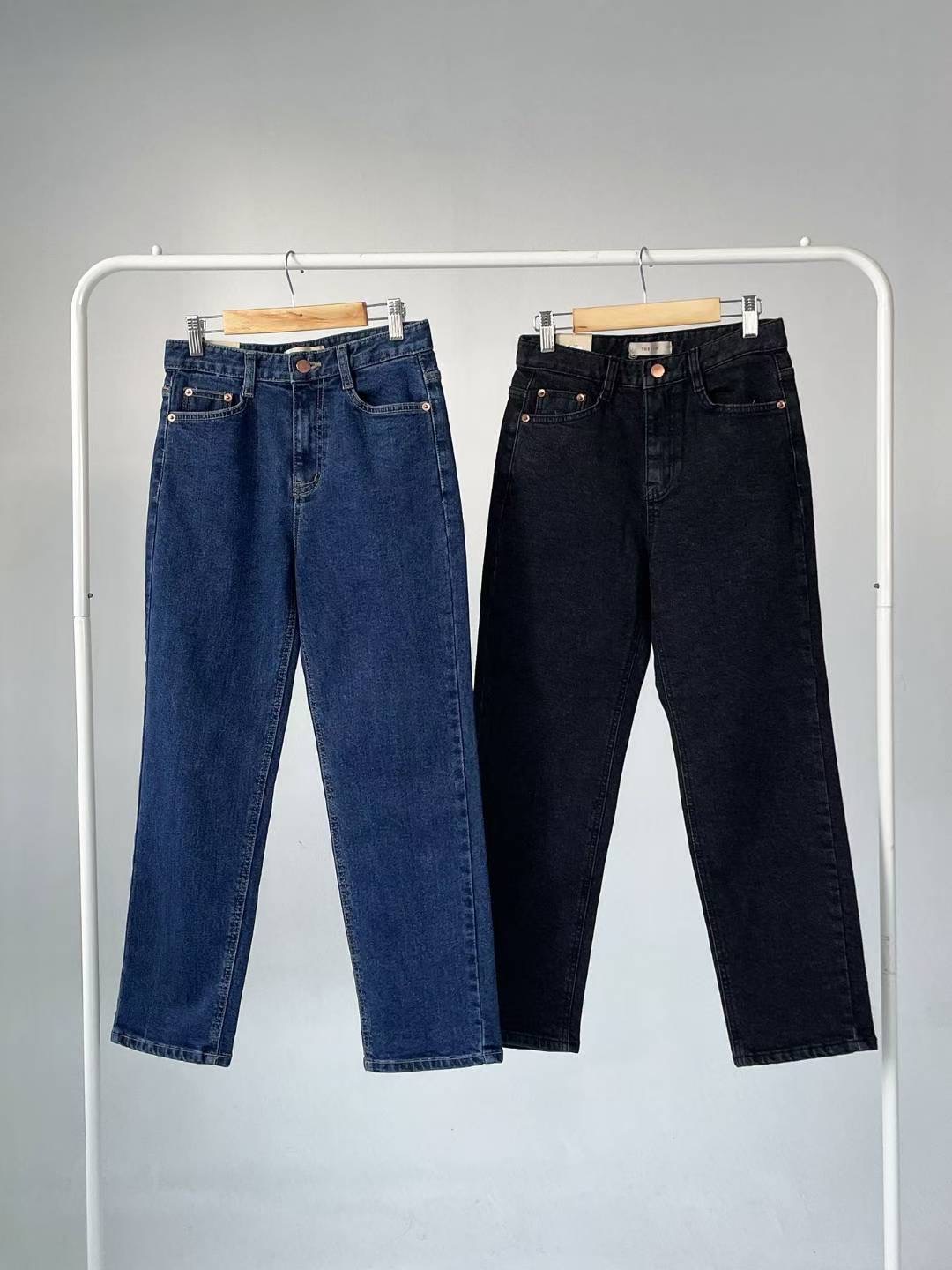 Theraw東大門㊣代購女裝新品25秋冬真品職業休閑熱賣牛仔褲Theraw牛仔褲圖色2左二色