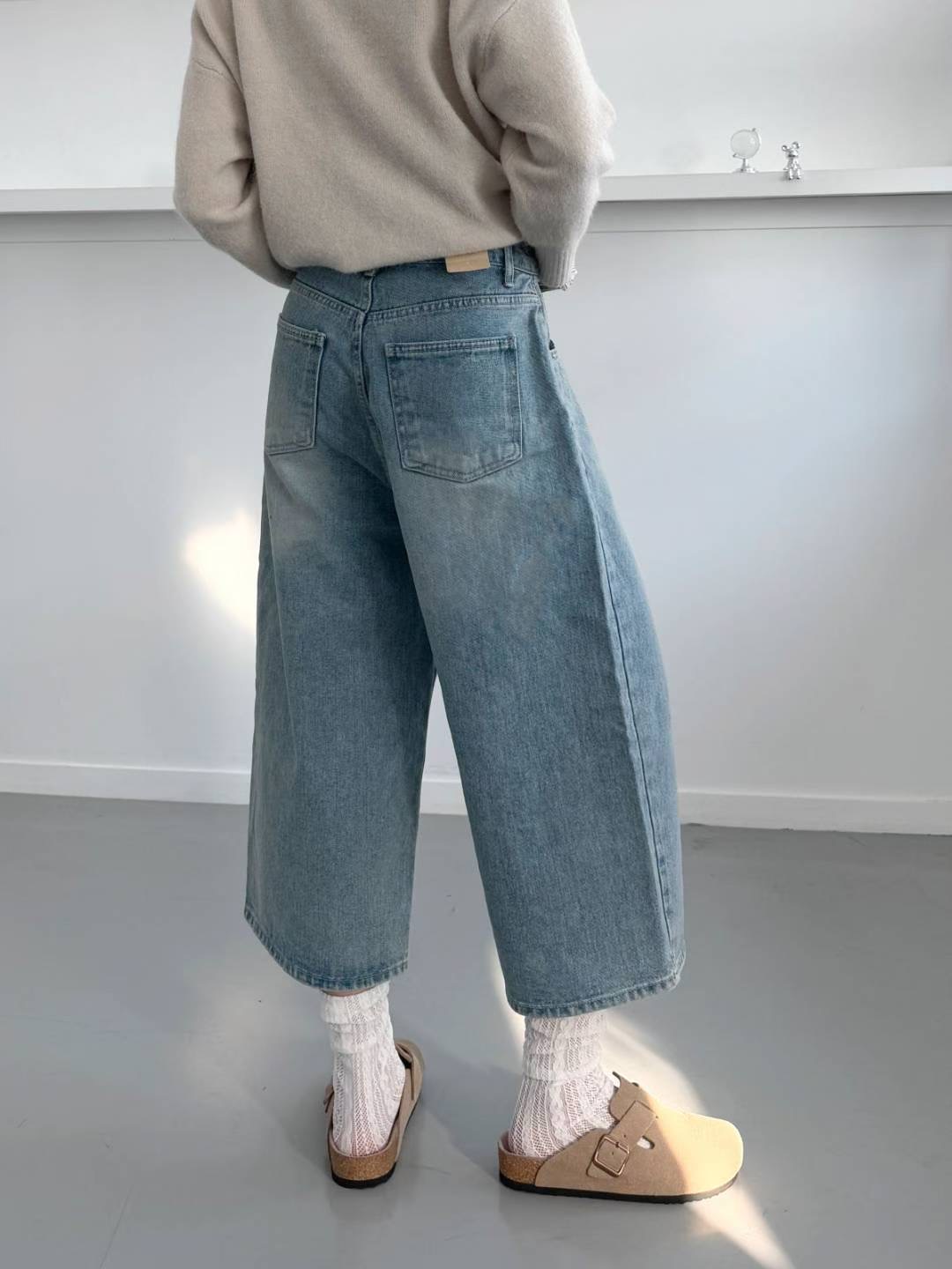 Theraw韓國代購㊣女裝新款職業熱賣休閑推薦時尚真品牛仔褲Theraw牛仔褲