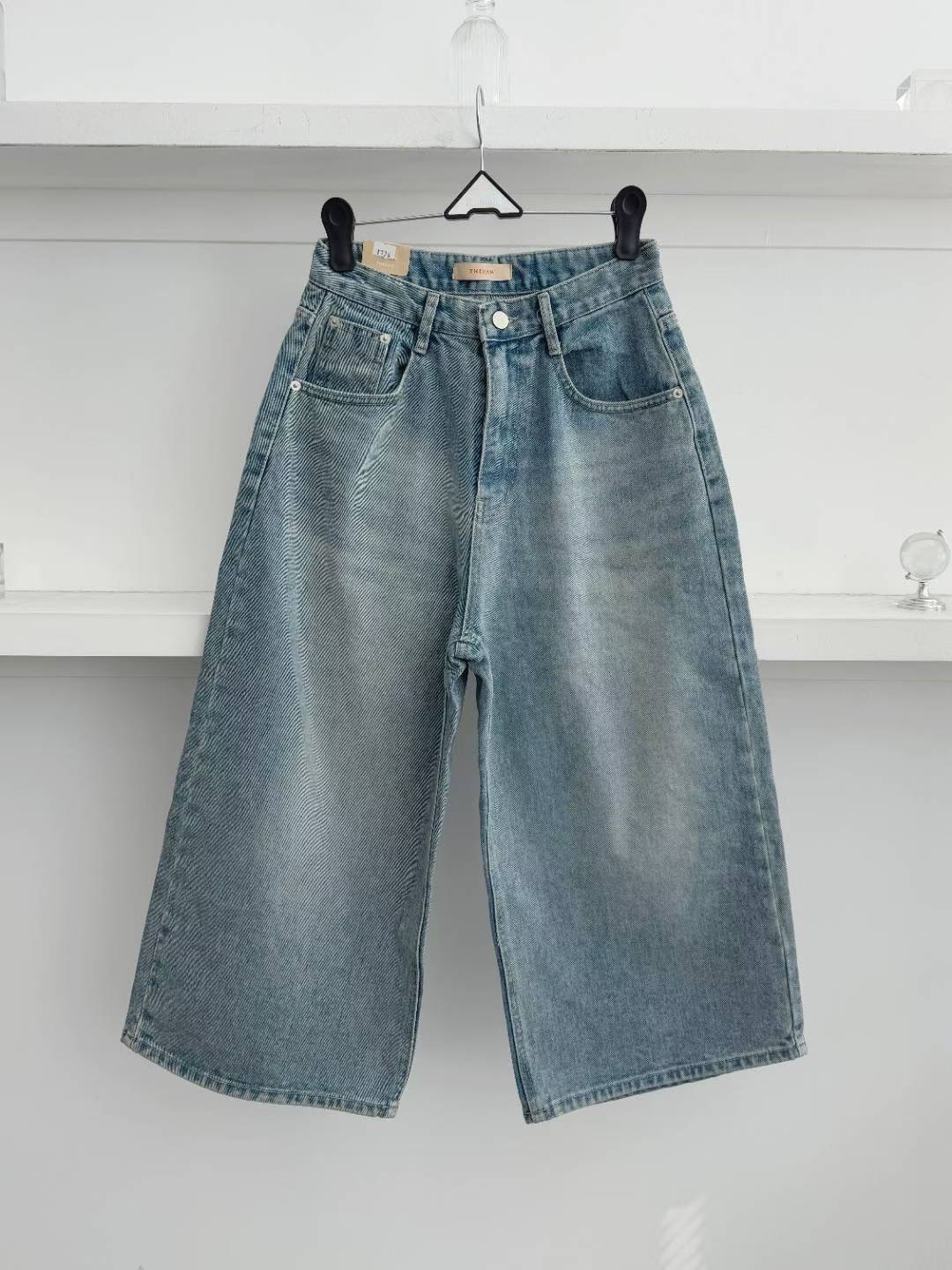 Theraw韓國代購㊣女裝新款職業熱賣休閑推薦時尚真品牛仔褲Theraw牛仔褲圖色1