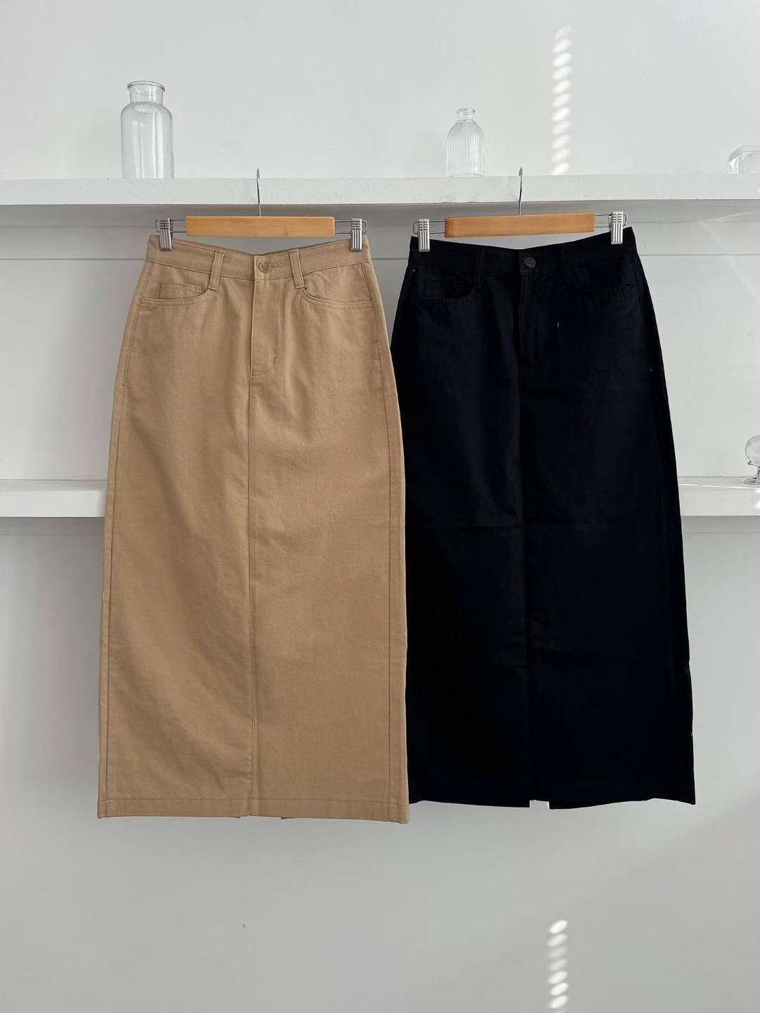 Theraw東大門㊣直郵女士新品休閑人氣25秋冬推薦時尚真品長裙Theraw長裙圖色2左二色