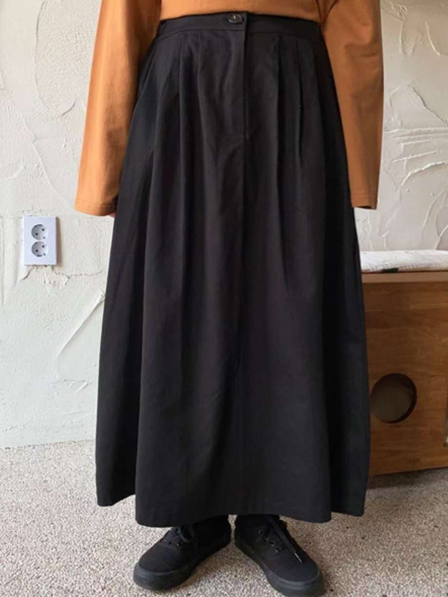 ALL IN-올인-T東大門㊣實拍女裝新款人氣25秋冬休閑長裙ALL IN長裙圖色2