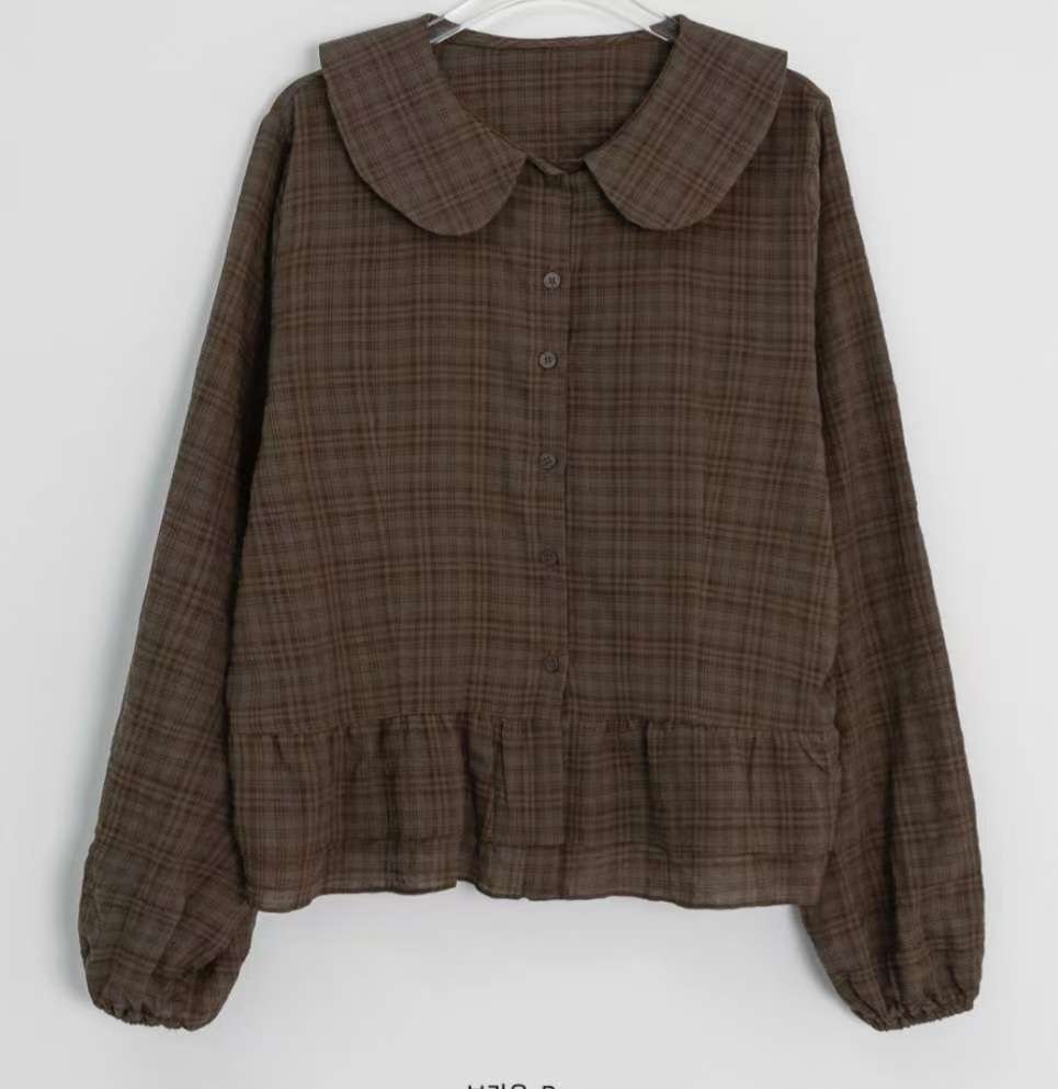 ALL IN-올인-T東大門㊣代購女士新品推薦熱賣襯衫蕾絲衫ALL IN襯衫/蕾絲衫圖色2