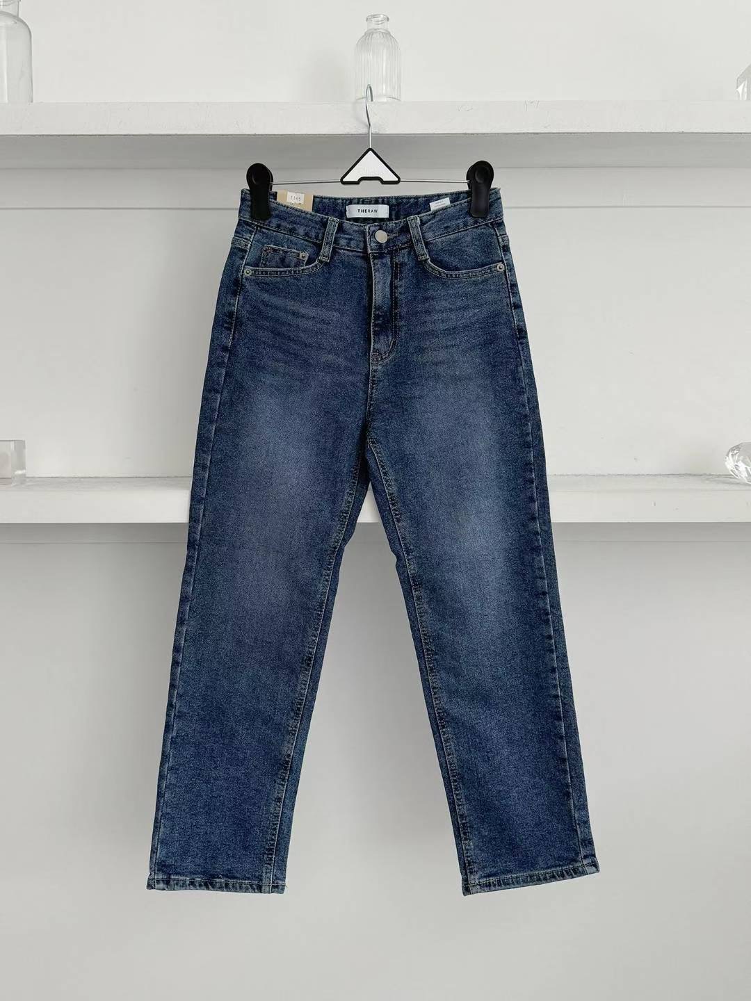 Theraw東大門㊣代購女裝新品休閑25秋冬熱賣人氣真品牛仔褲Theraw牛仔褲圖色1