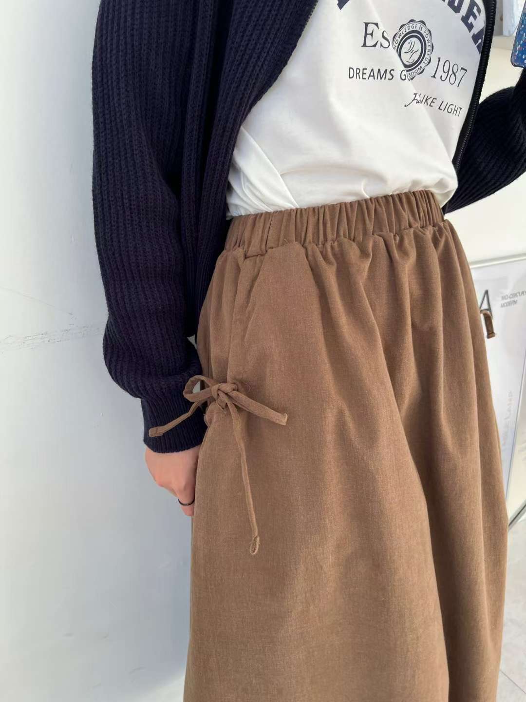 ALL IN-올인-T東大門㊣代購女裝新款熱賣25秋冬休閑長裙ALL IN長裙