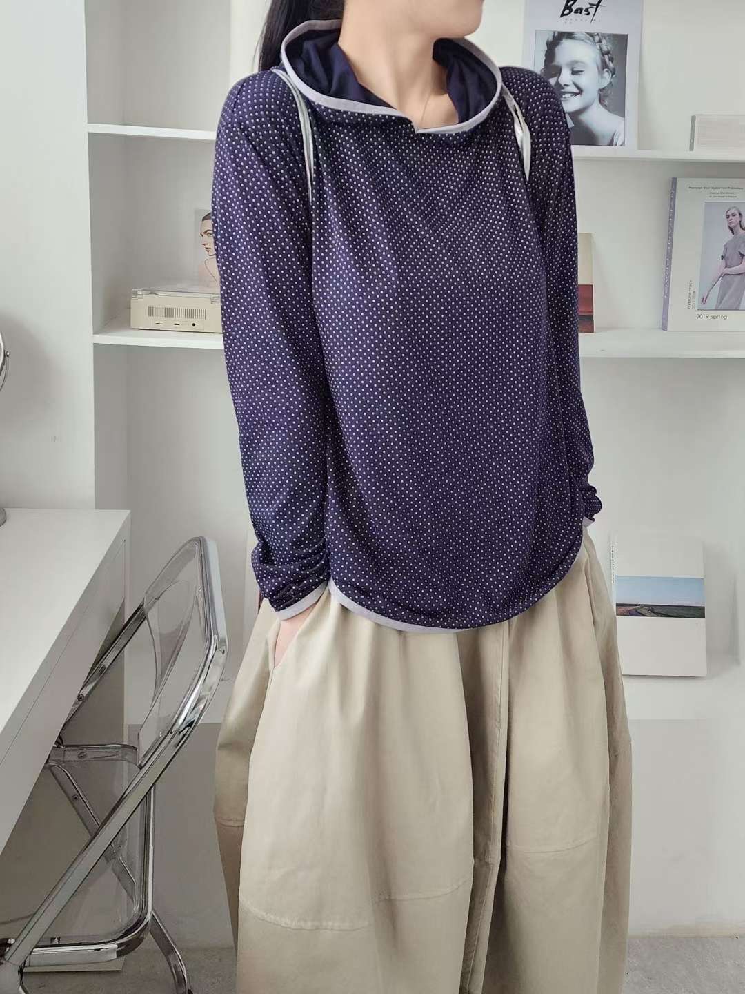 ALL IN-올인-T東大門㊣代購女士新品25秋冬真品職業長袖T恤ALL IN長袖T恤