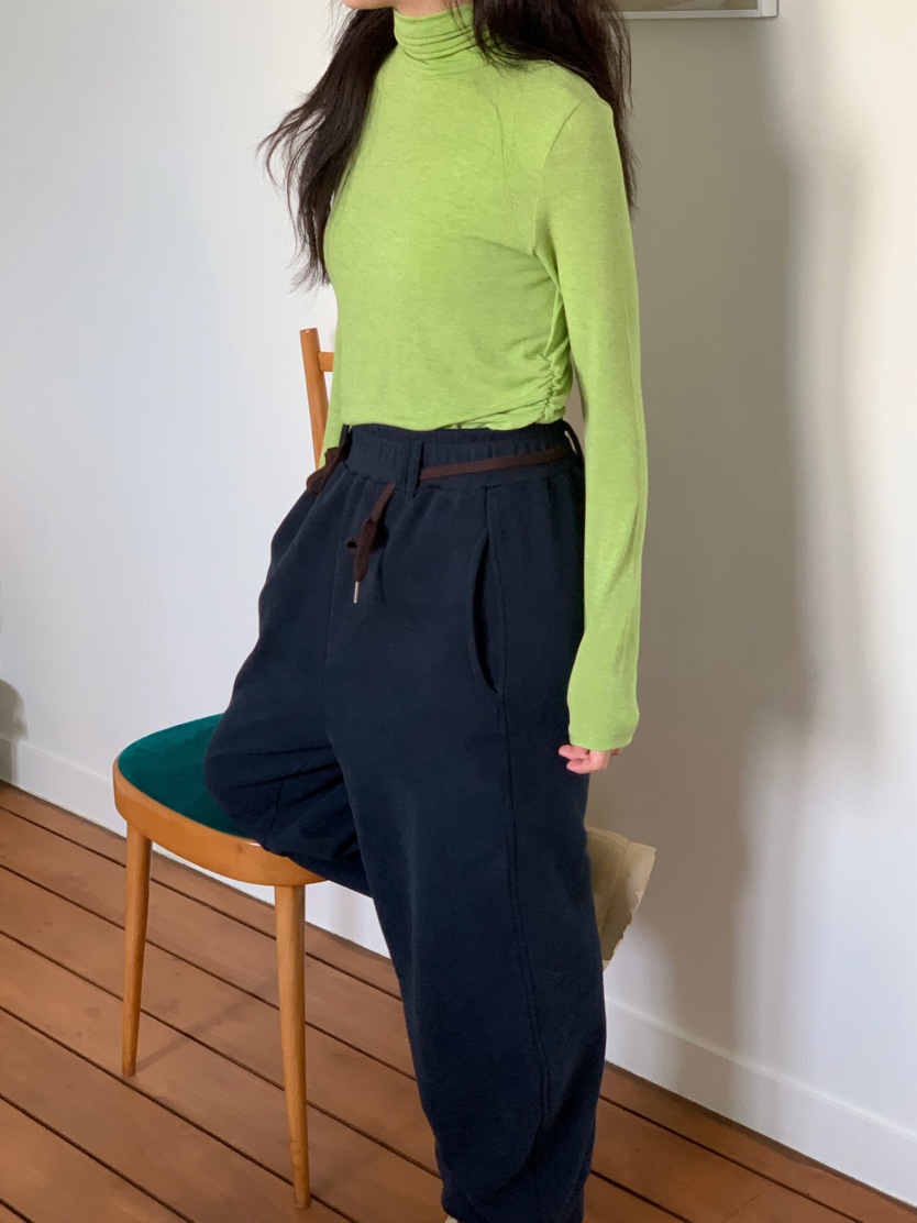 BEFORE SUNRISE東大門㊣實拍女裝新品人氣熱賣長袖T恤褶皺BEFORE SUNRISE長袖T恤