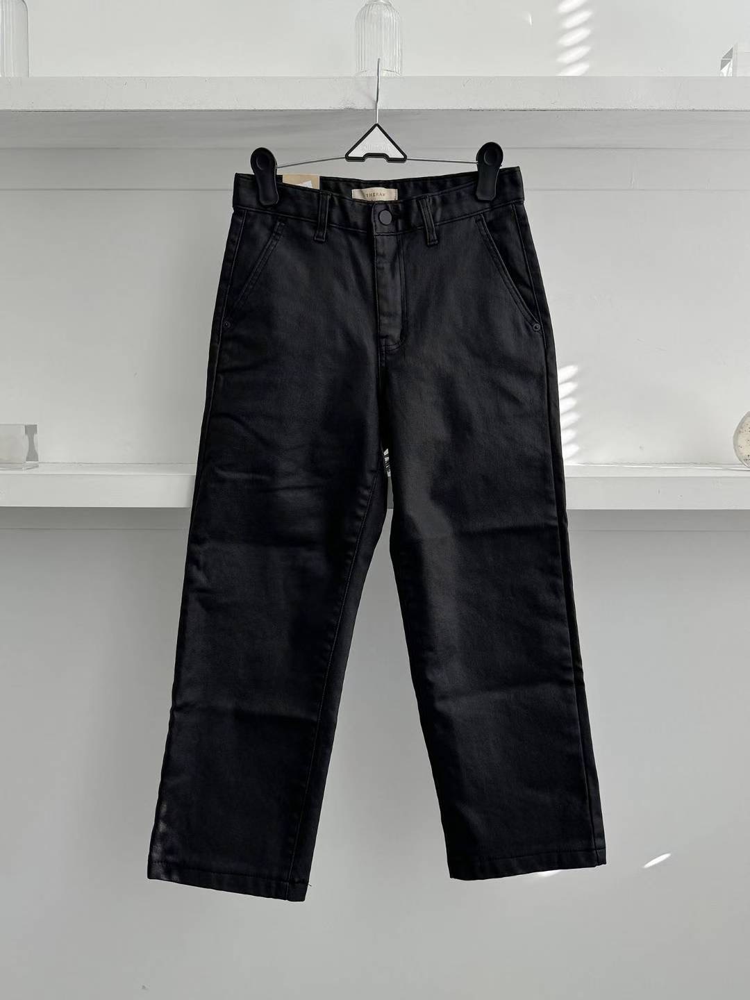 Theraw韓國直郵㊣女士新款25秋冬真品推薦時尚熱賣人氣牛仔褲Theraw牛仔褲圖色1