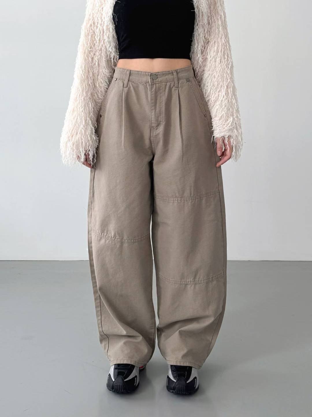 Theraw韓國代購㊣女士新品熱賣職業25秋冬推薦時尚真品牛仔褲Theraw牛仔褲圖色1