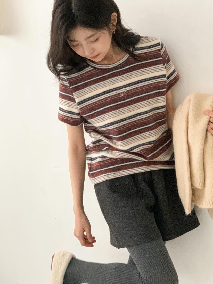 BEFORE SUNRISE東大門㊣代購女裝新品人氣休閑真品T恤柔軟BEFORE SUNRISET恤