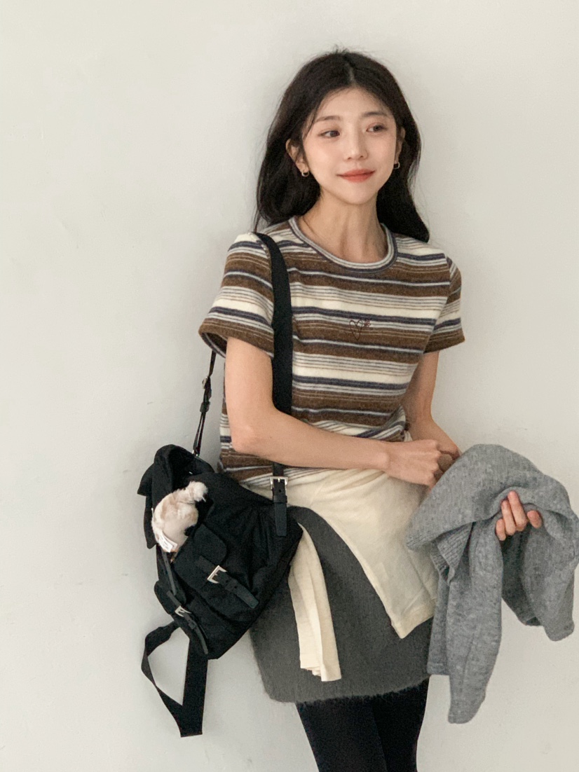 BEFORE SUNRISE東大門㊣代購女裝新品人氣休閑真品T恤柔軟BEFORE SUNRISET恤