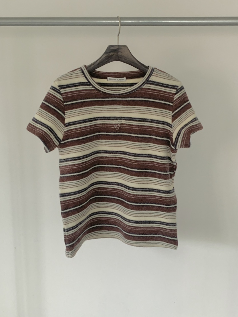 BEFORE SUNRISE東大門㊣代購女裝新品人氣休閑真品T恤柔軟BEFORE SUNRISET恤圖色1