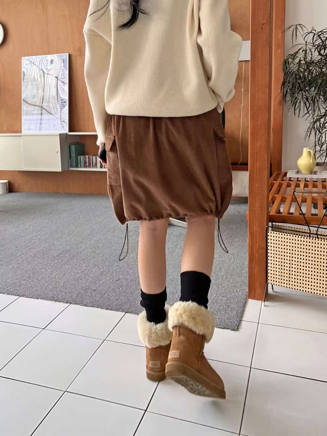 ALL IN-올인-T韓國直郵㊣女裝新款職業時尚半身裙中短裙ALL IN半身裙/中短裙