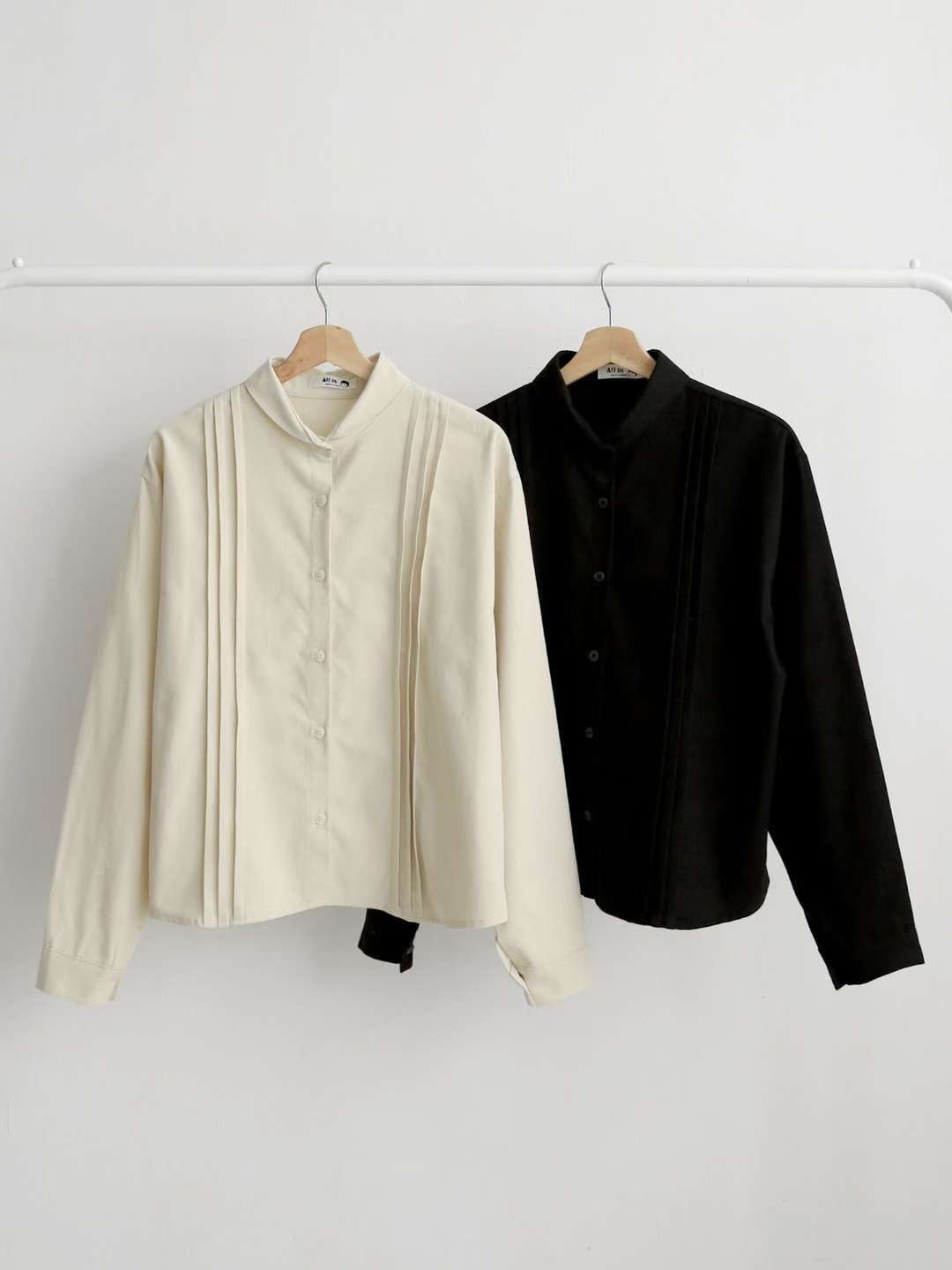 ALL IN-올인-T韓國直郵㊣女裝新款職業推薦25秋冬襯衫蕾絲衫ALL IN襯衫/蕾絲衫圖色2左二色