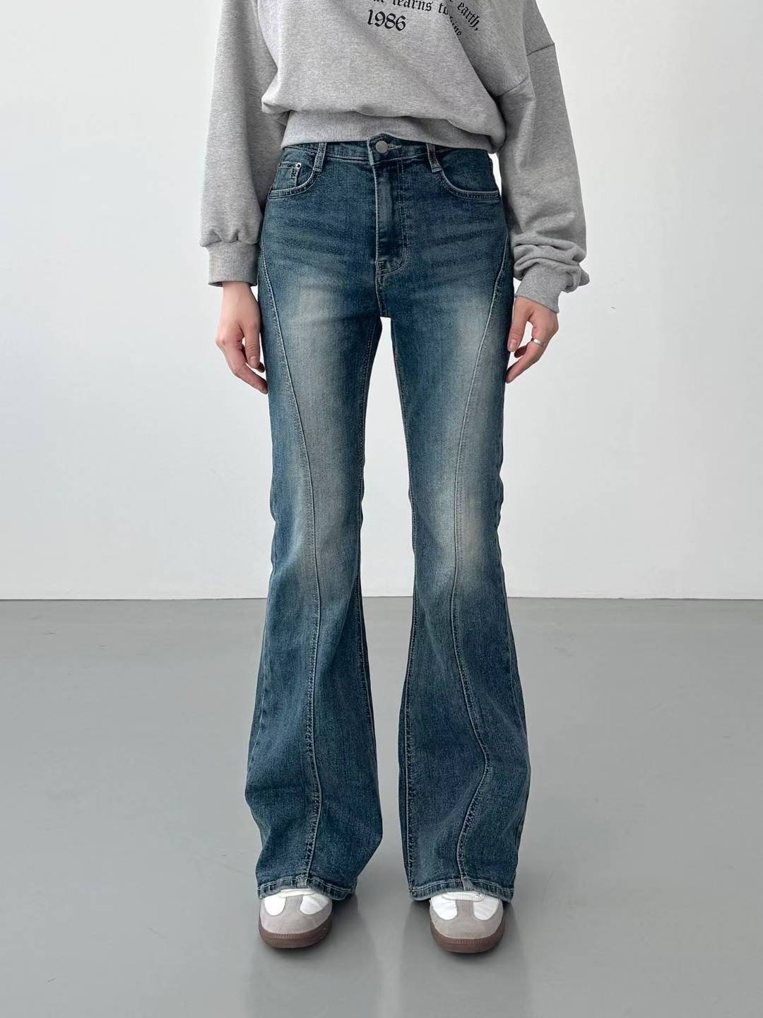 Theraw東大門㊣代購女士新品人氣熱賣真品推薦休閑25秋冬牛仔褲Theraw牛仔褲