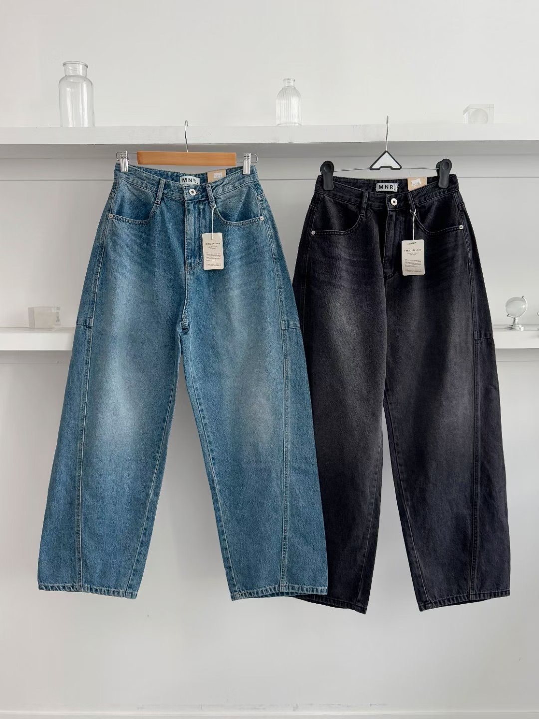 Theraw韓國直郵㊣女士新品休閑真品25秋冬時尚人氣熱賣牛仔褲Theraw牛仔褲