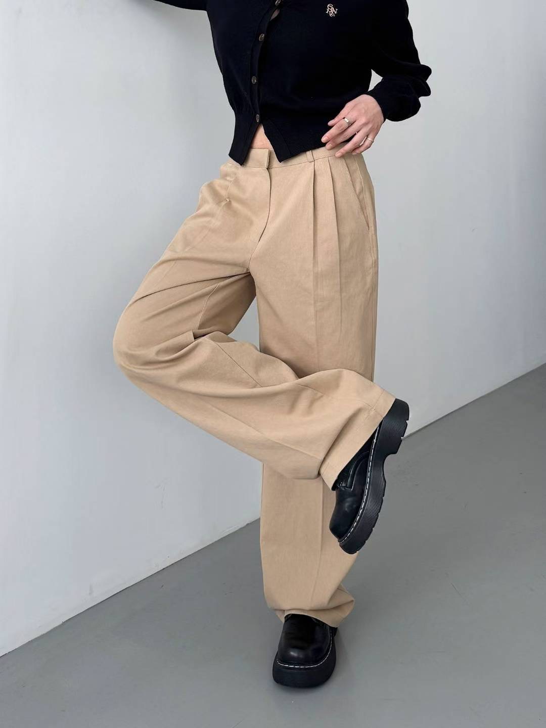 Theraw東大門㊣代購女裝新款真品職業推薦25秋冬時尚休閑褲Theraw休閑褲