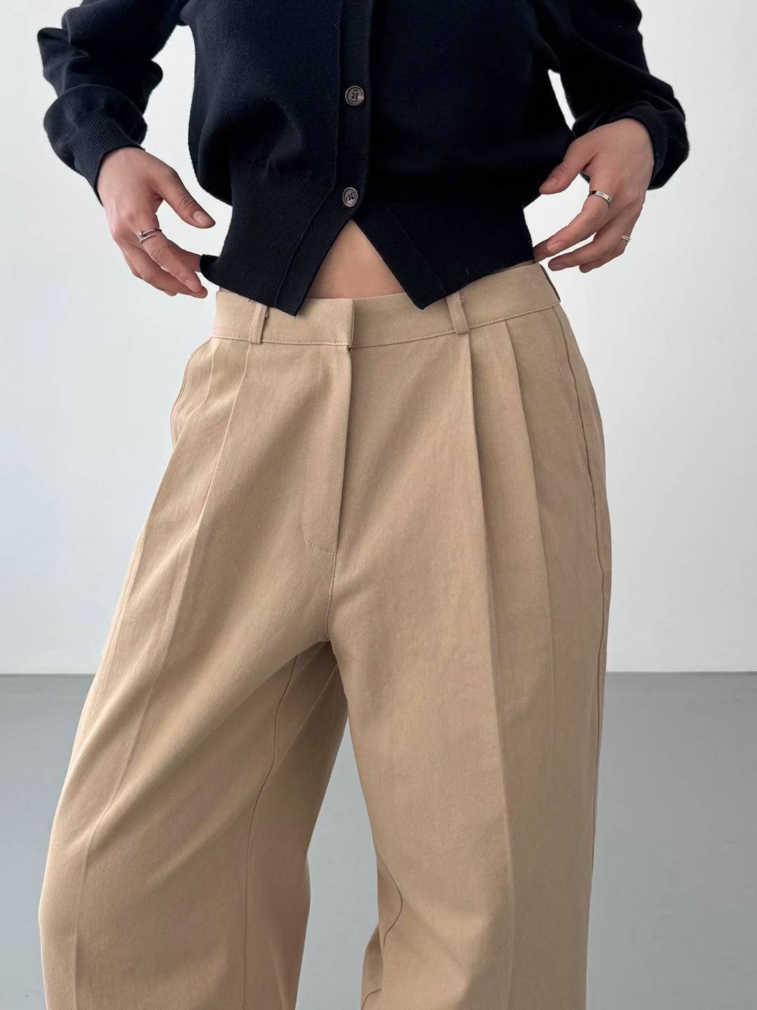 Theraw東大門㊣代購女裝新款真品職業推薦25秋冬時尚休閑褲Theraw休閑褲