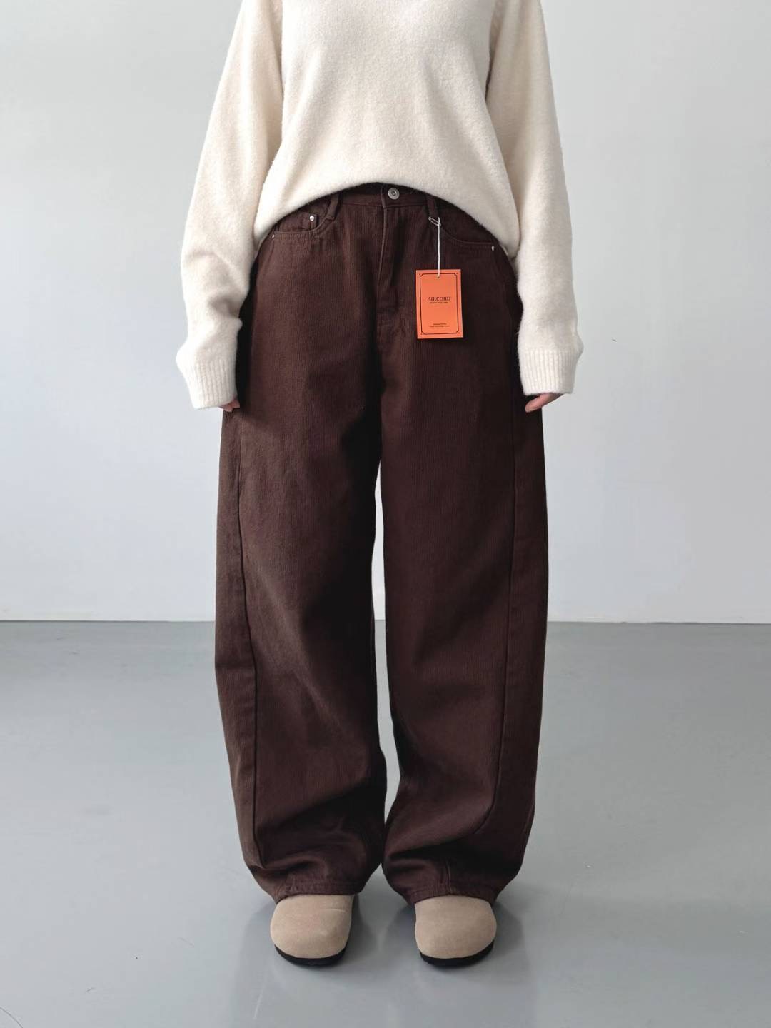 Theraw東大門㊣直郵女士新品真品推薦時尚25秋冬職業牛仔褲Theraw牛仔褲圖色2