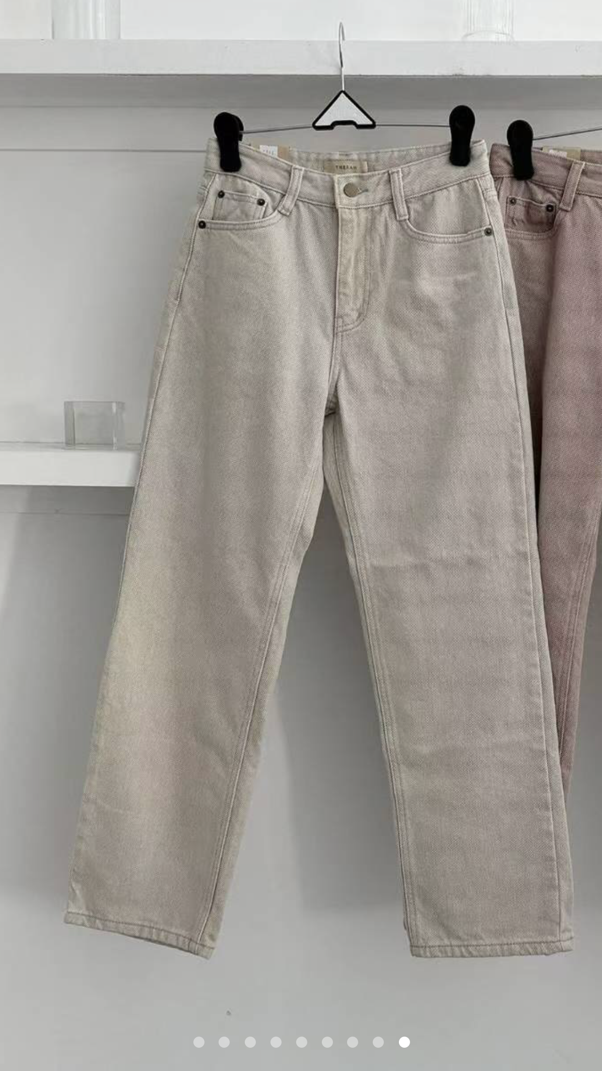 Theraw韓國直郵㊣女士新品推薦真品時尚休閑熱賣人氣牛仔褲Theraw牛仔褲圖色1