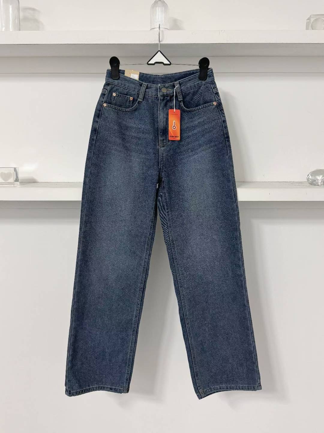 Theraw韓國直郵㊣女裝新款職業休閑人氣真品推薦時尚牛仔褲Theraw牛仔褲圖色1