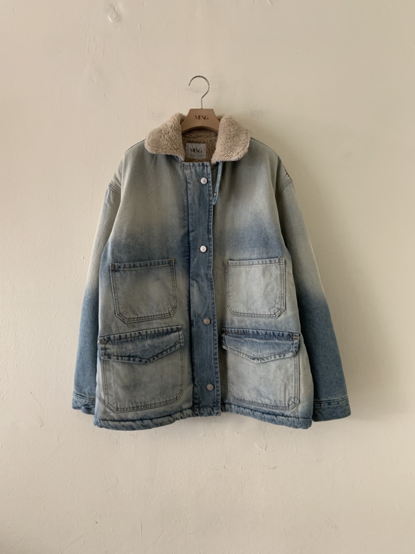 MENG東大門㊣直郵女士新款推薦休閑真品時尚人氣25秋冬夾克MENG夾克圖色1