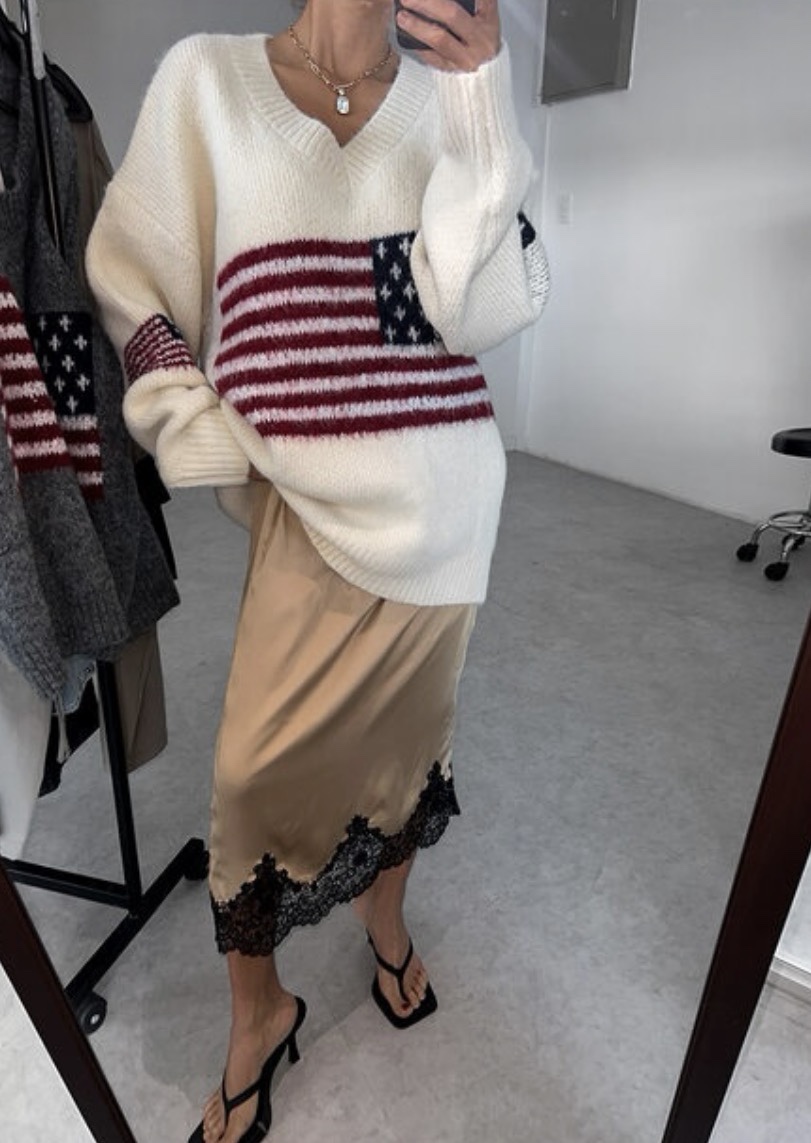 OURWAVE/OUR ROOM韓國代購㊣女裝新款真品熱賣時尚針織衫Our Wave/Our Room針織衫