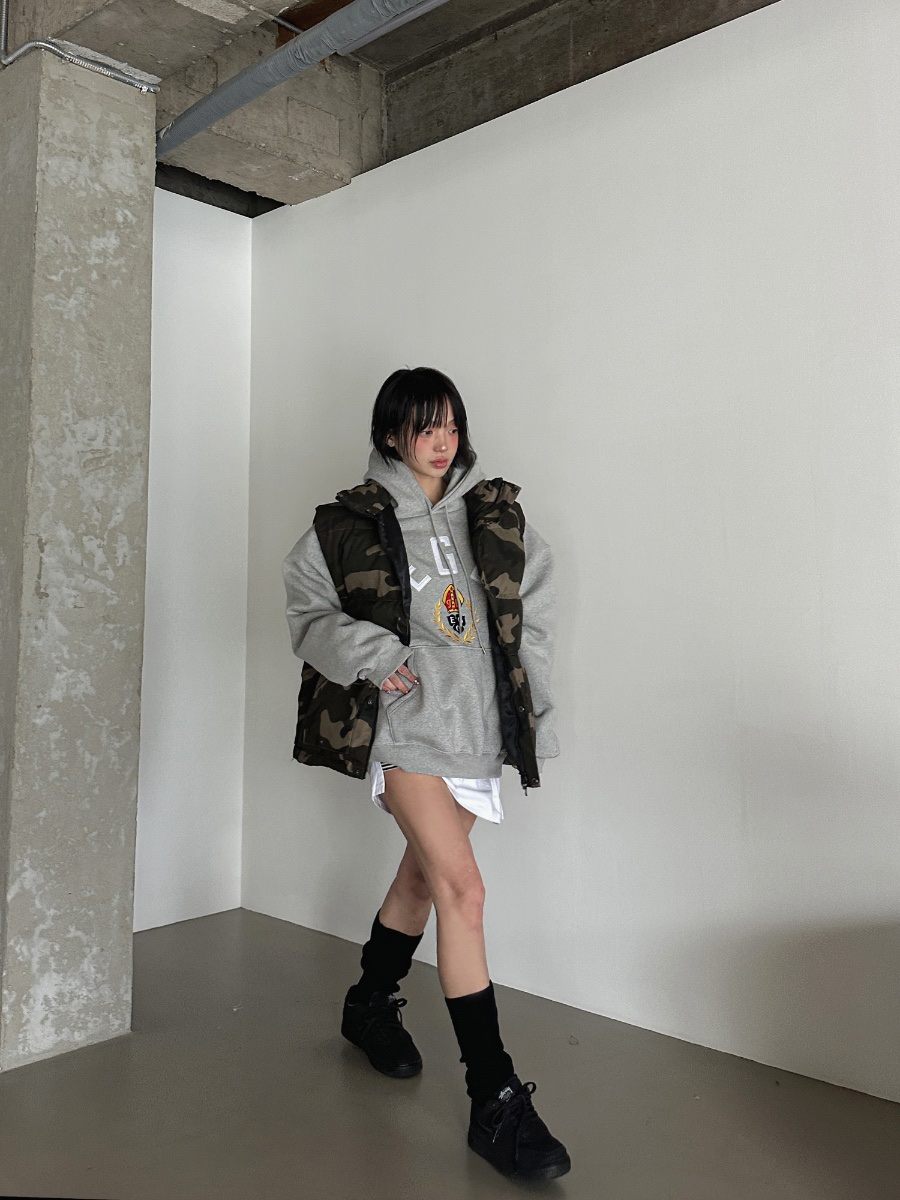 OURWAVE/OUR ROOM東大門㊣實拍女士新款人氣休閑馬甲迷彩Our Wave/Our Room馬甲