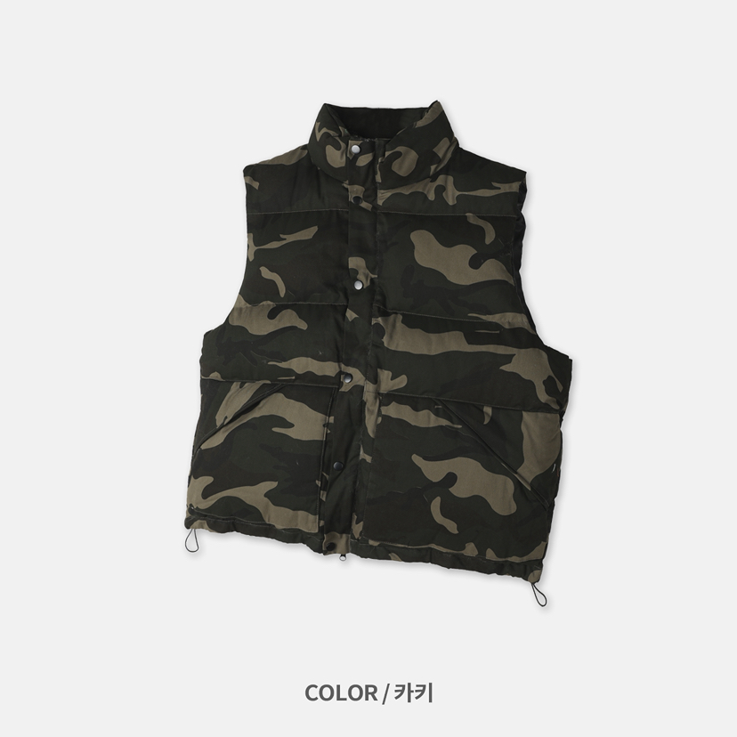 OURWAVE/OUR ROOM東大門㊣實拍女士新款人氣休閑馬甲迷彩Our Wave/Our Room馬甲圖色1