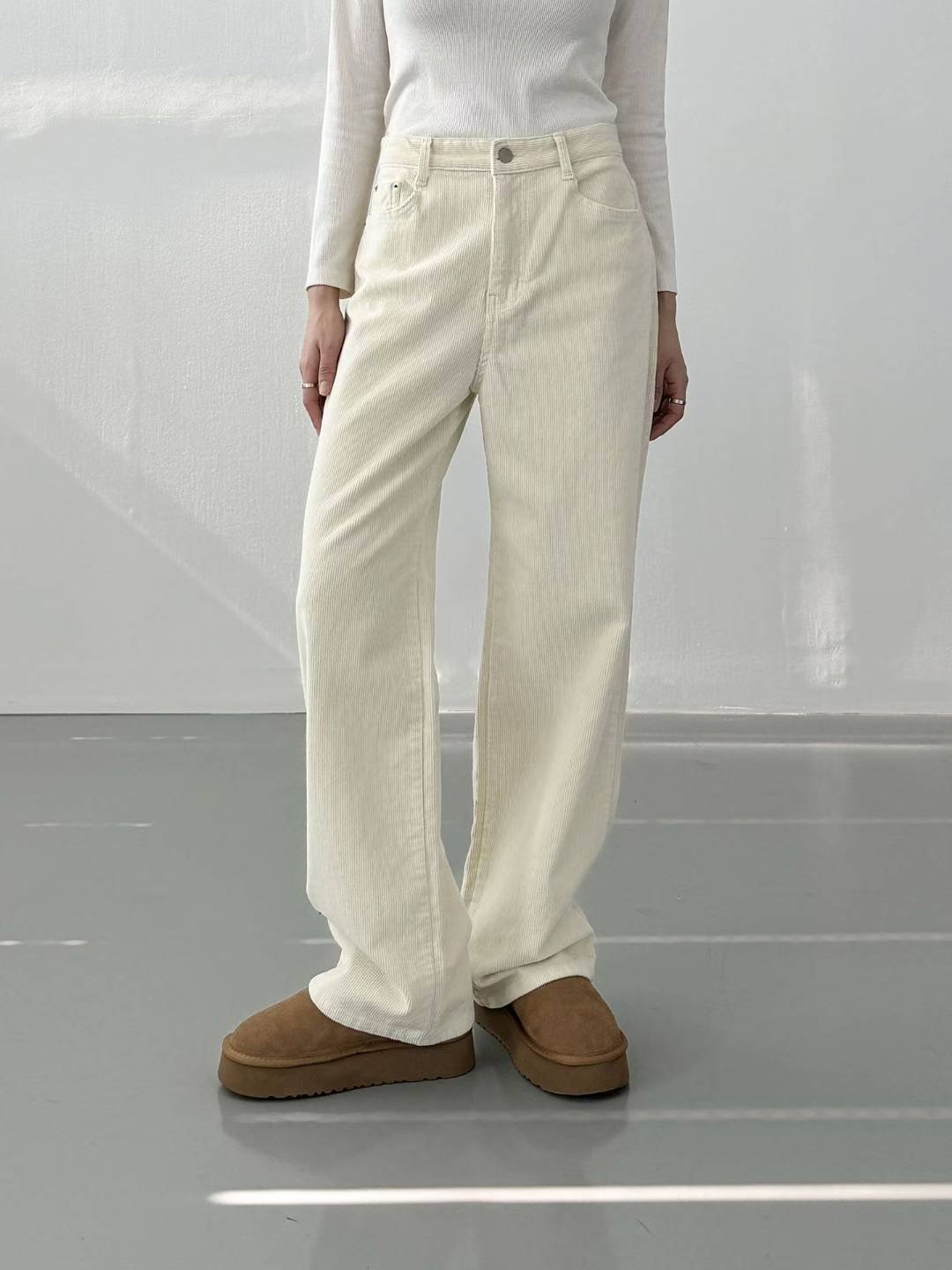 Theraw東大門㊣實拍女裝新款休閑時尚25秋冬職業人氣牛仔褲Theraw牛仔褲圖色1