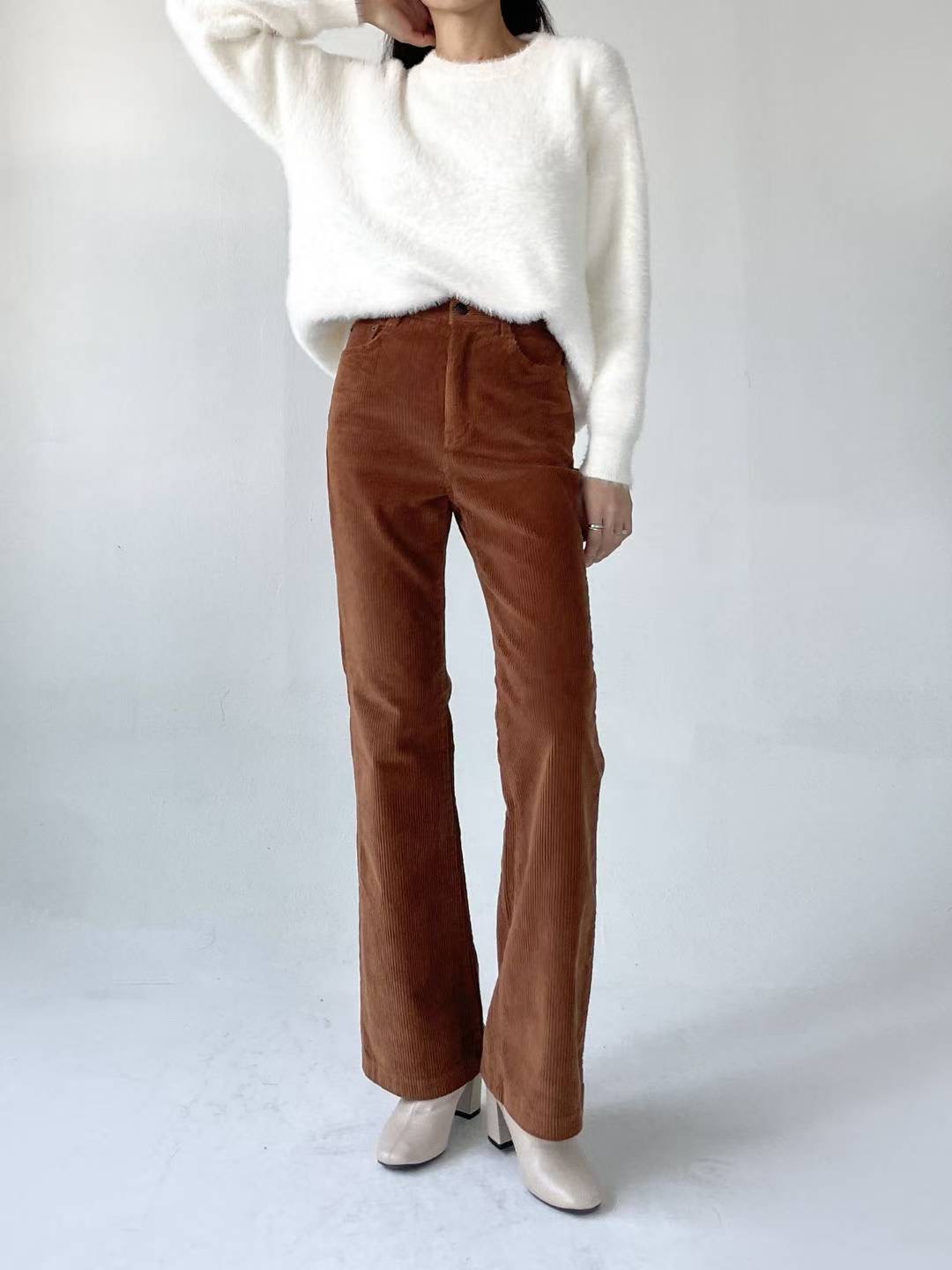 Theraw東大門㊣代購女士新款熱賣時尚25秋冬休閑職業牛仔褲Theraw牛仔褲圖色1