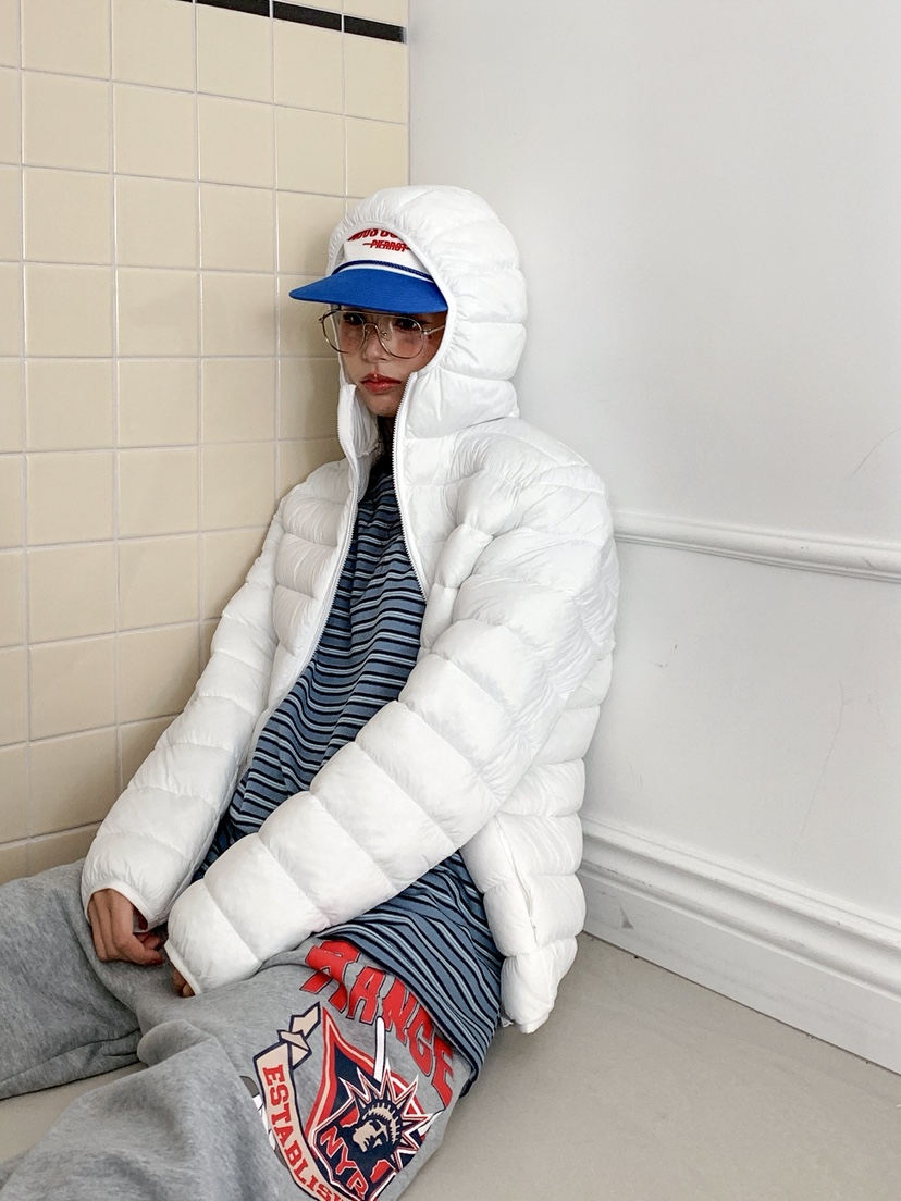 OURWAVE/OUR ROOM韓國直郵㊣女裝新品熱賣時尚休閑短款棉服Our Wave/Our Room短款棉服