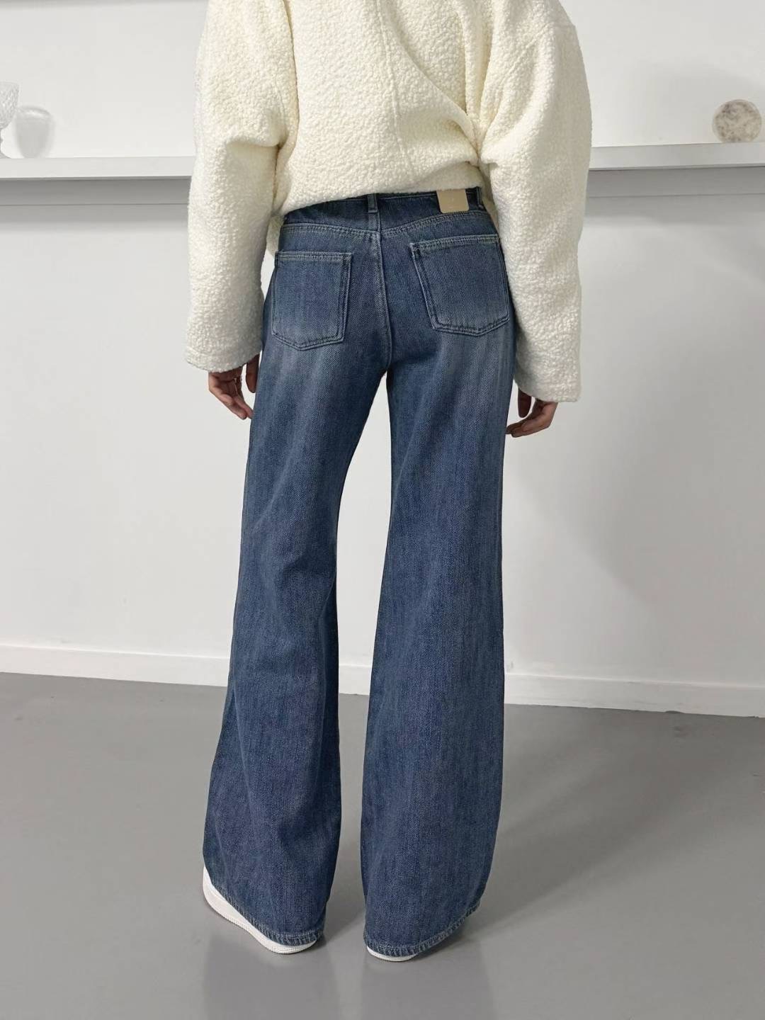 Theraw東大門㊣直郵女裝新款時尚熱賣真品推薦人氣職業牛仔褲Theraw牛仔褲