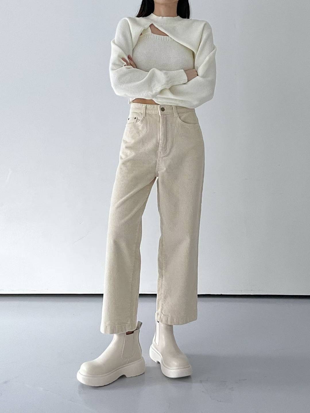 Theraw東大門㊣直郵女士新品推薦休閑真品職業時尚人氣牛仔褲Theraw牛仔褲圖色1