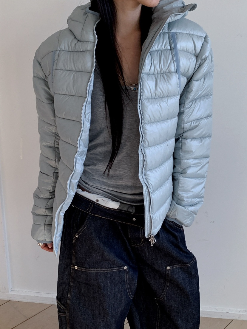 OURWAVE/OUR ROOM東大門㊣直郵女裝新品職業25秋冬短款棉服Our Wave/Our Room短款棉服