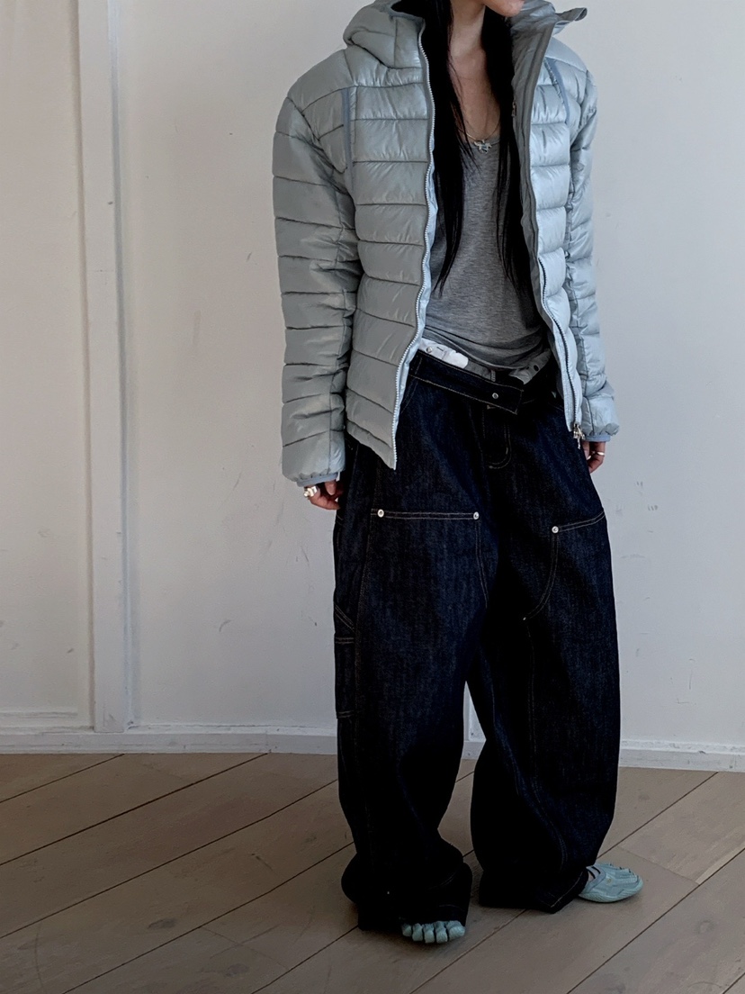 OURWAVE/OUR ROOM東大門㊣直郵女裝新品職業25秋冬短款棉服Our Wave/Our Room短款棉服