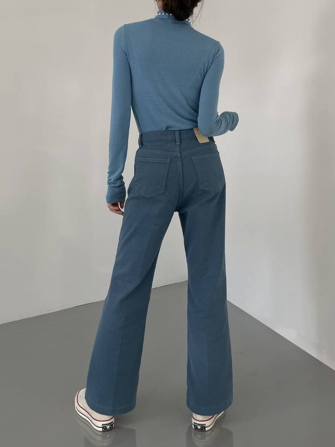 Theraw韓國代購㊣女士新款熱賣休閑推薦25秋冬人氣真品牛仔褲Theraw牛仔褲